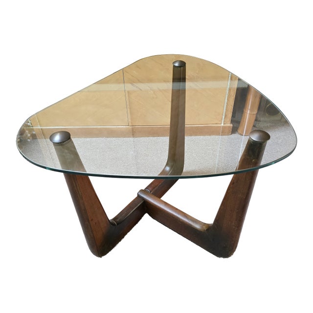 1970s Vintage Mid Century Modern Adrian Pearsall Style Table For Sale