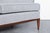 Wood Mid-Century Modern Curved Walnut Sofa by Erwin Lambeth and Tomlinson, 1950s For Sale - Image 7 of 14