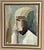 Mid-Century Modern Liisa Chaudhuri, Cubist Portrait, 1960s, Oil Painting on Canvas, Framed For Sale - Image 3 of 18