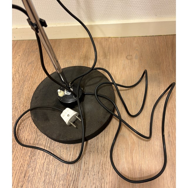 Black Double Eye Ball Standing Light by Max Liebert for Anvia Almelo, 1960 For Sale - Image 8 of 10