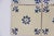 Baroque 19th Century Set of Four Tiles Blue & White Floral, Portuguese For Sale - Image 3 of 14