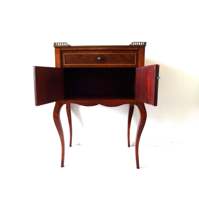 Early 20th Century 20th Century French Marquetry and Leather Faux-Book Front Tables - a Pair For Sale - Image 5 of 13