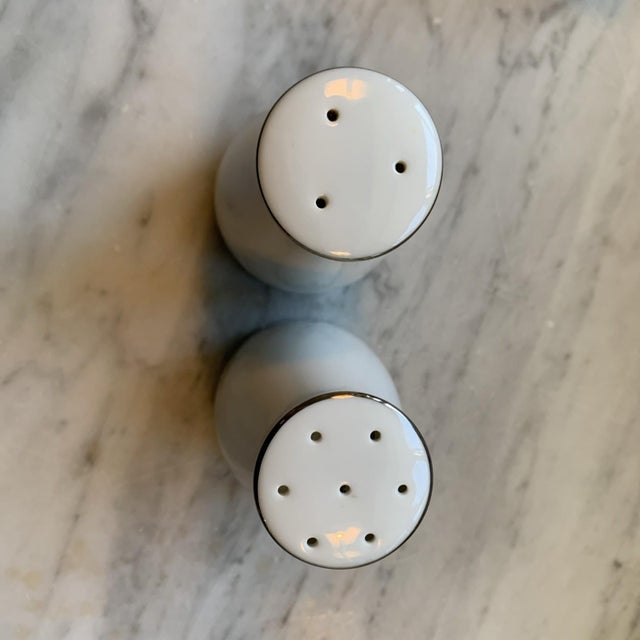 Mid-Century Modern Vintage Noritake Bone China Floral Dee Salt and Pepper For Sale - Image 3 of 8