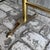 Vintage MCM Brass Three-Bar Towel Rack With Hoof Feet For Sale In Boston - Image 6 of 10