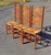 American Mid 20th Century Ethan Allen Heirloom Nutmeg Maple Colonial Early American Ladder Back Dining Side Chairs Set of 3 For Sale - Image 3 of 10