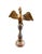 Gold European Carved Wood Bird Sculpture on Finial 12.25" H For Sale - Image 8 of 8
