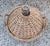 Wood Ext. LRG Provincial Woven Rattan "Made in France" and Glass Vino Bottle Basket For Sale - Image 7 of 9