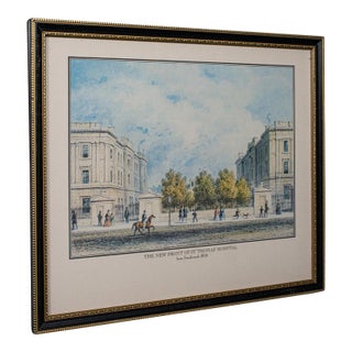 Antique Hospital Picture, St Thomas' London, Engraving, Art, Medical, Victorian For Sale