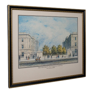 Antique Hospital Picture, St Thomas' London, Engraving, Art, Medical, Victorian