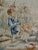 French Scene Galente Verdure Aubusson Tapestry Circa 1700 For Sale - Image 3 of 12