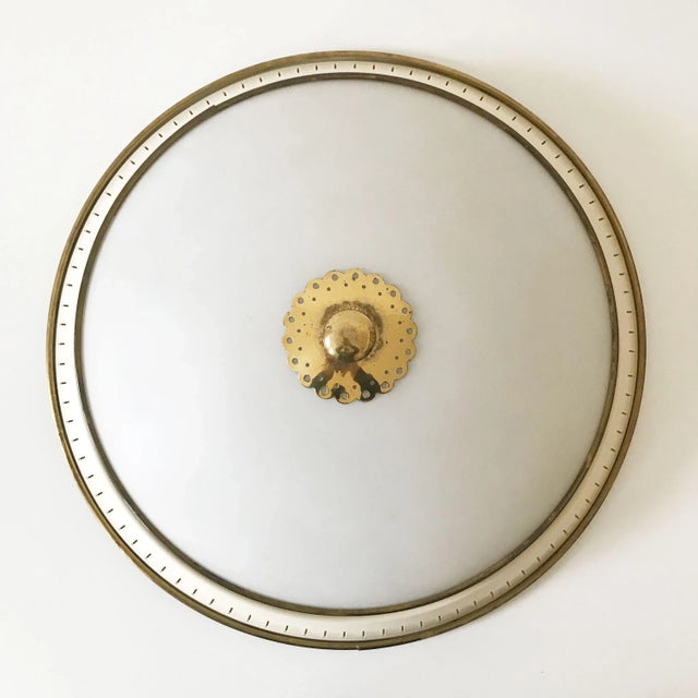 Mid-Century Modern Large Wall or Ceiling Lamp For Sale - Image 13 of 13