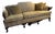 Vintage Chippendale Style Traditional Camelback Sofa For Sale