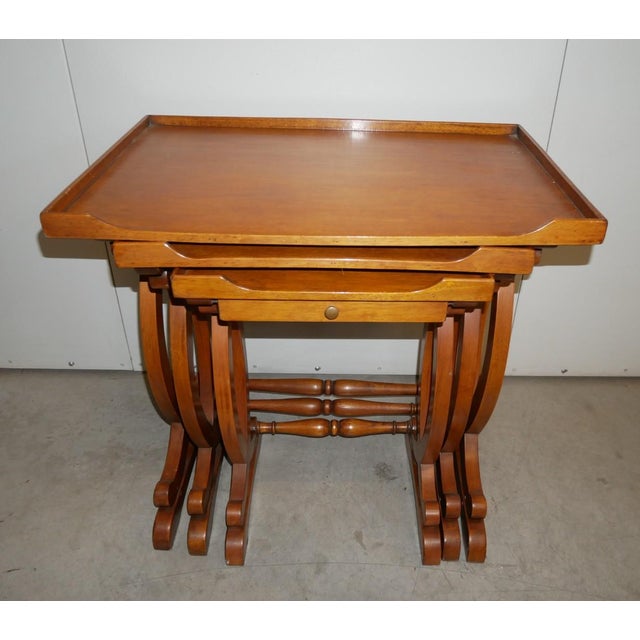 Vintage Nesting Tables, 1980s, Set of 3 For Sale - Image 16 of 16