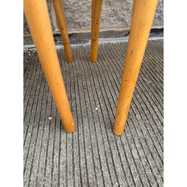 Brown A Pair of Mid Century Thonet Style Bentwood Prague Chairs Chairs For Sale - Image 8 of 9