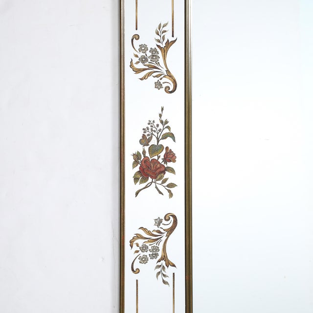 Art Deco Giltwood & Ornate Eglomise Border With Naturalist Motifs For Sale - Image 14 of 15