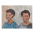Mid 20th Century Moderist Double Portrait Painting For Sale