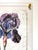 Purple Iris - Hand Textured Purple Flower For Sale - Image 4 of 7