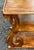 Wood Rustic European Maple Scrolled Leg Side Table For Sale - Image 7 of 10
