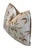 Designer Trailing Embroidered Leaves Pillow With Feather and Down Insert For Sale - Image 4 of 6