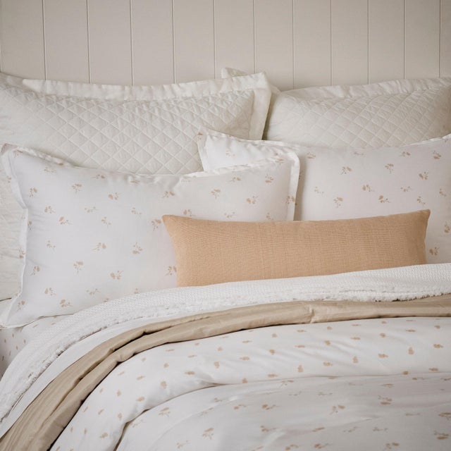 Contemporary Flora Linen Set 4 Piece Set, Full For Sale - Image 3 of 3