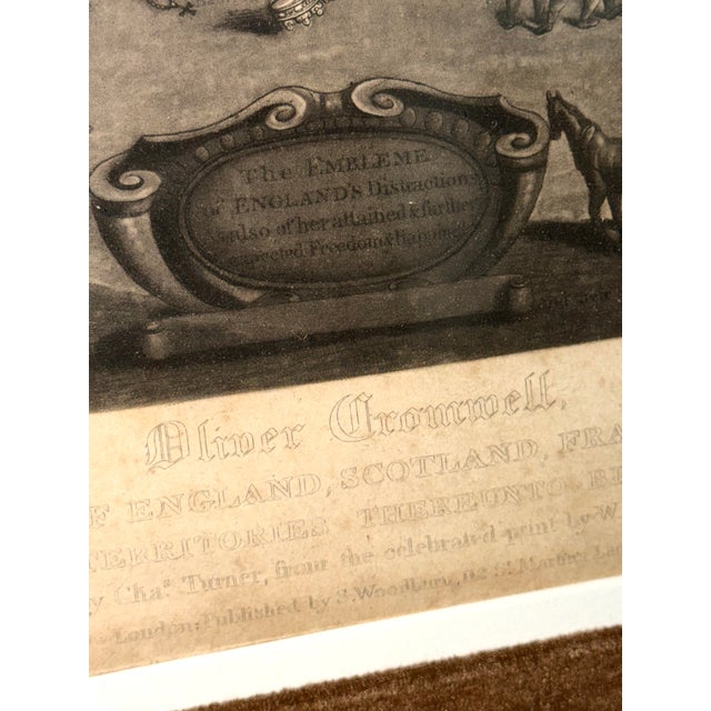19th Century Oliver Cromwell Engraving, Proof For Sale In San Antonio - Image 6 of 14
