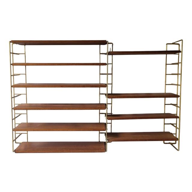 Scandinavian Modular Shelving Unit, 1960s For Sale