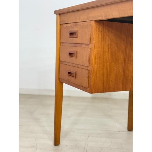 Vintage Danish Desk in Teak For Sale - Image 12 of 14