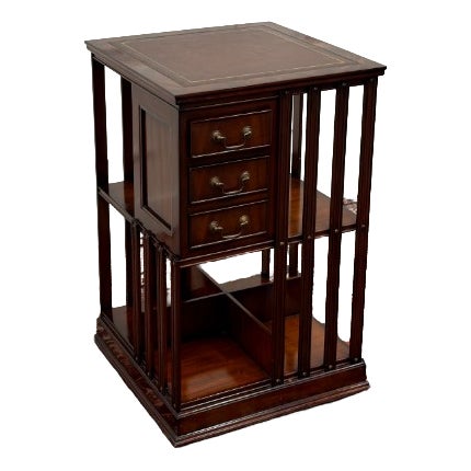 Classic English Chesterfield Book Carousel For Sale