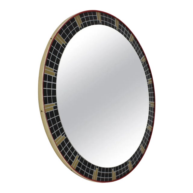 Mid-Century Mozaic Wall Mirror, Germany, 1970s For Sale