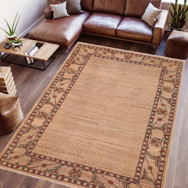 Transform your home's interior with a stunning hand-knotted Gabbeh rug. These rugs are meticulously crafted with bold...