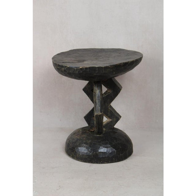 Vintage Tonga Stool in Wood For Sale - Image 3 of 5