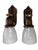 1920’s Wall Sconces With Laurel Leaves and Etched Glass Shades For Sale In Los Angeles - Image 6 of 8