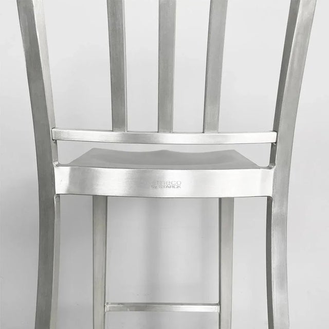 American Postmodern Hudson Stool in Aluminum by Philippe Starck for Emeco, 2000s For Sale - Image 12 of 18