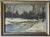 Antique 1948 landscape oil painting of Naaman’s Creek Delaware by artist Claude F Eite. Beautiful, well done impressionist...