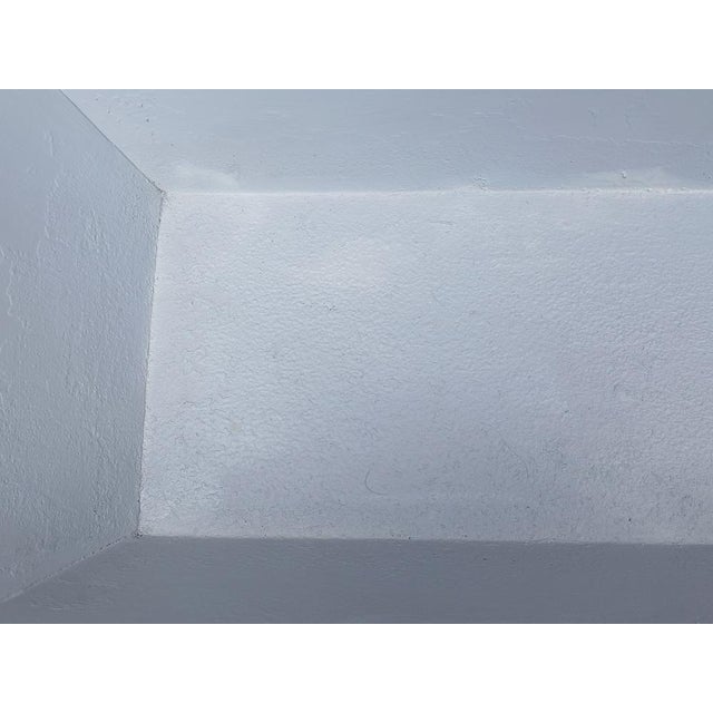 Gray Large Vintage Galvanized Steel Farmhouse Sink, 1950s For Sale - Image 8 of 9