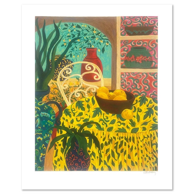 This is a hand-numbered and signed (hors de commerce) serigraph by American artist Jan Dorion Whitney. The paper is a very...