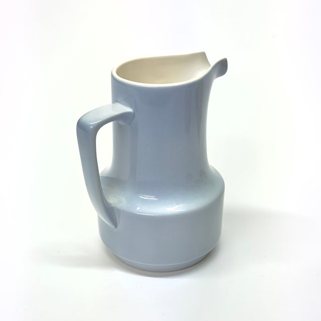 Mid 20th Century Vintage Mixed Pastel Pitcher Curation - Group of 5 For Sale - Image 5 of 11