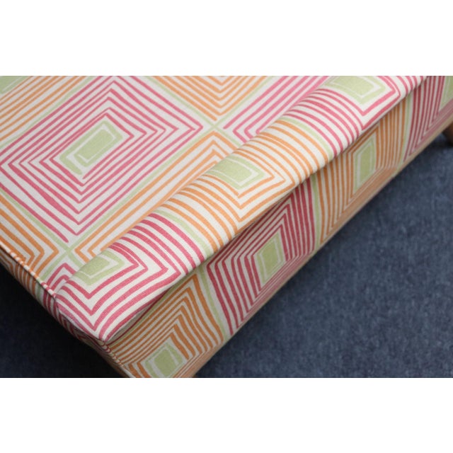 Pink Mid-Century American Modern Low Profile Lounge Chair After Milo Baughman For Sale - Image 8 of 12