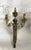 Metal Vintage Early 20th Century French Empire Brass and Crystal Sconces - a Pair For Sale - Image 7 of 10