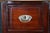 Antique Edwardian Mahogany Marble Top Drop Center Dressing Table Vanity 46" For Sale - Image 10 of 17