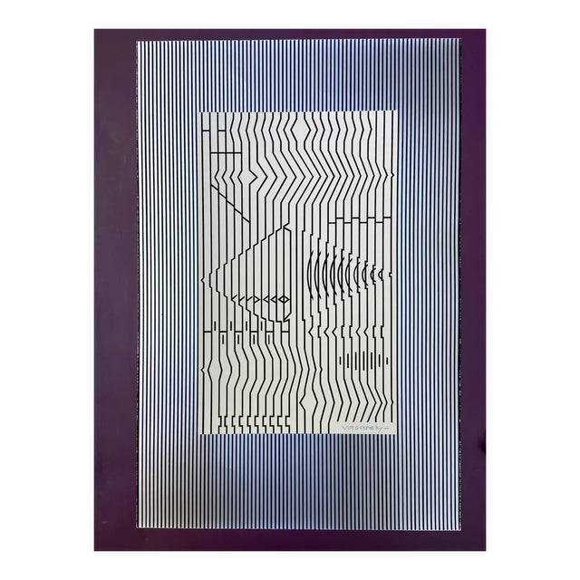Victor Vasarely - Cithare 1973 For Sale