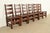 Stickley Brothers Antique Mission Oak Arts & Crafts Ladder Back Dining Chairs, Newly Refinished For Sale - Image 11 of 11
