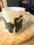 The VTG Hazel Atlas "Flower Power" Milk Glass Coffee Mugs from the 1960s are a perfect addition to any retro-loving...