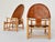 Set of Large Hoop G23 Armchairs in Cognac Leather by Piero Palanghe & Wherter Toffoloni for Germa, Italy, 1972, in Very...