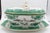 Circa 1912-49 Green Fitzhugh Chinese Export Porcelain Armorial Tureen, Cover & Undertray. Made for export to America -...