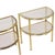 1980s Hollywood Regency Side Tables in Chrome and Smoked Glass, 1970s, Set of 2 For Sale - Image 5 of 18