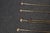 Brass Hollywood-Regency Style Brass Fireplace Tool Set With Seashell Handles and Pan For Sale - Image 8 of 18