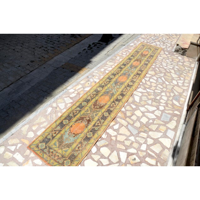 1960s Vintage Anatolian Bohemian Runner For Sale - Image 5 of 11