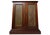 Victorian English Satinwood and Gilt Metal Glazed Pier Cabinet in Walnut, 1890s For Sale - Image 5 of 16