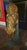 1990s 1990s Large Scale Geometric Metal Gold Patina Pouncing Leopard Sculpture on Black Plinth For Sale - Image 5 of 9